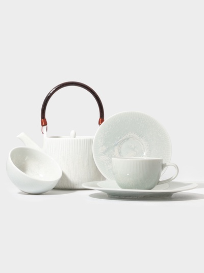 Тарелка глубокая Magistro Willow, d=22.9 см, 1.1 л, фарфор, голубая