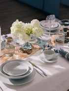 Чайная пара Magistro Willow, 2 предмета: блюдце 15.5×2.1 см, чашка 220 мл, фарфор, голубая - Фото 11