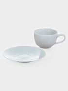 Чайная пара Magistro Willow, 2 предмета: блюдце 15.5×2.1 см, чашка 220 мл, фарфор, голубая - Фото 3