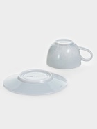 Чайная пара Magistro Willow, 2 предмета: блюдце 15.5×2.1 см, чашка 220 мл, фарфор, голубая - Фото 6