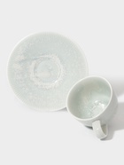 Чайная пара Magistro Willow, 2 предмета: блюдце 15.5×2.1 см, чашка 220 мл, фарфор, голубая - Фото 7