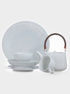 Чайная пара Magistro Willow, 2 предмета: блюдце 15.5×2.1 см, чашка 220 мл, фарфор, голубая - Фото 9