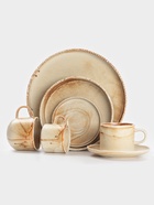 Тарелка с бортиком Magistro Organic brown, d=20.6 см, фарфор, бежевая - Фото 7