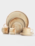 Тарелка глубокая Magistro Organic brown, 1 л, 25.2×25×5.3 см, фарфор, бежевая - Фото 7