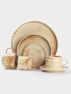 Тарелка глубокая Magistro Organic brown, 750 мл, 21.7×21.5×5.2 см, фарфор, бежевая - Фото 7