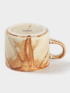 Кружка для чая Magistro Organic brown, 360 мл, фарфор, бежевая - Фото 3