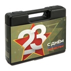 УЦЕНКА Набор инструментов в кейсе ТУНДРА «23 ФЕВРАЛЯ», в подарочной упаковке, 12 предметов - Фото 5