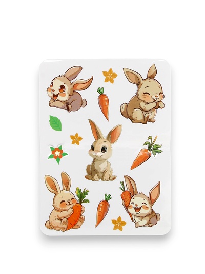 Пасхальный набор с развивающей игрой «Кролики», 11×16 см