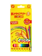 Карандаши 12 цветов "Каляка-Маляка", шестигранные - Фото 6