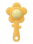 Прорезыватель силиконовый для зубов с погремушкой «Маленький цветочек» - Фото 2