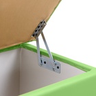 Пуф «Нумо», с ящиком для хранения, 400×400×420 мм, экокожа, цвет лайм - Фото 4