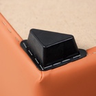 Пуф «Нумо», с ящиком для хранения, 400×400×420 мм, экокожа, цвет оранжевый - Фото 6