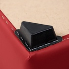 Пуф «Нумо», с ящиком для хранения, 400×400×420 мм, экокожа, цвет красный - фото 118611481