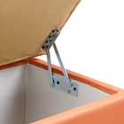 Пуф «Динс», 750×400×420 мм, экокожа, цвет оранжевый - Фото 4