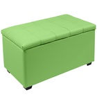 Пуф «Динс», 750×400×420 мм, экокожа, цвет лайм - Фото 1
