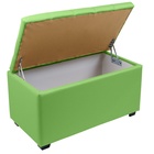 Пуф «Динс», 750×400×420 мм, экокожа, цвет лайм - Фото 3