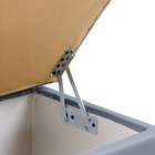 Пуф «Динс», 750×400×420 мм, экокожа, цвет серый - Фото 4