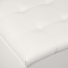 Пуф «Динс», 750×400×420 мм, экокожа, цвет белый - Фото 5