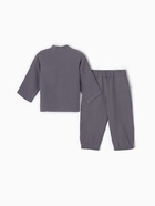 Костюм (рубашка и брюки) детский KAFTAN «Муслин», размер 26 (80-86 см), серый 10853238 - фото 14337520