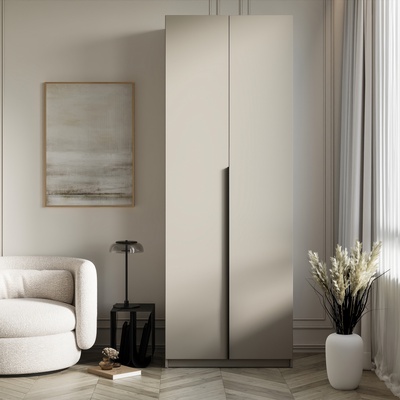 Шкаф двухстворчатый «Бруно», 800×505×2216 мм, цвет кашемир