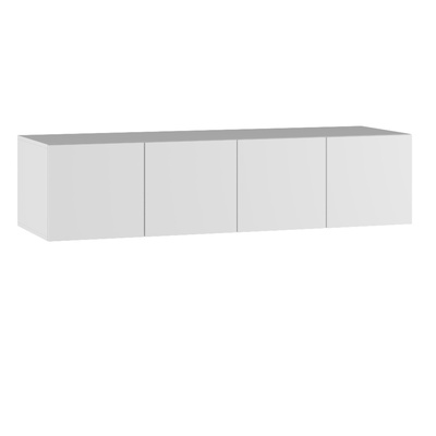 Шкаф-антресоль для четырёхстворчатого шкафа «Бруно», 1600×505×384 мм, белый