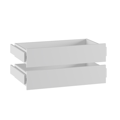 Ящики для шкафов «Бруно», 712×160 мм, цвет белый