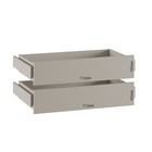 Ящики для шкафов «Бруно», 712×160 мм, цвет кашемир - Фото 1
