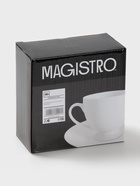 Кофейная пара Magisto English tea party, 115 мл, фарфор, белая - Фото 6