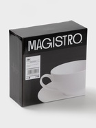 Чайная пара Magisto English tea party, 500 мл, фарфор, белая 10630423 - фото 319608669