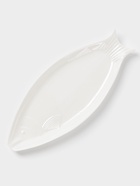 Блюдо для рыбы Доляна White Label, 36×14.5×3 см, фарфор, белое - Фото 1