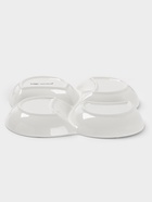 Менажница Доляна White Label, 4 секции, 20×2.5 см, фарфор, белая - Фото 3