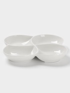 Менажница Доляна White Label, 4 секции, 26×4 см, фарфор, белая - Фото 2