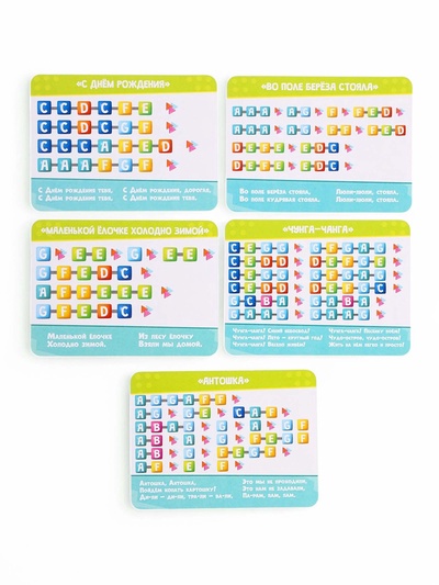 Музыкальное пианино детское, сенсорное, звуковые и световые эффекты, карточки для обучения