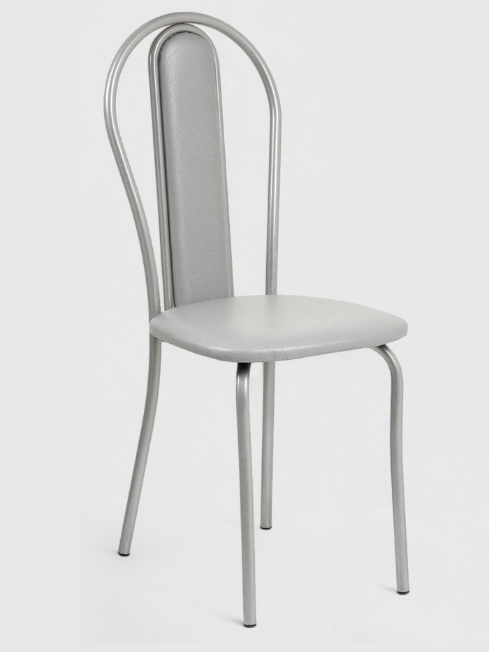 УЦЕНКА Стул «Венский Мягкий», Серебристый металлик/Металлик - Фото 1