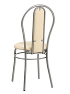 УЦЕНКА Стул "Элегия Мягкий", Серебристый металлик/Молочная рептилия - Фото 3