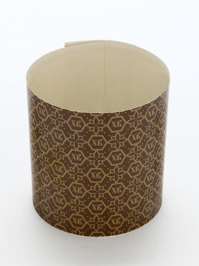 Пасхальный набор с декором «Хохлома»: посыпка 50 г., форма для кулича 2 шт., 25 х 5 см.