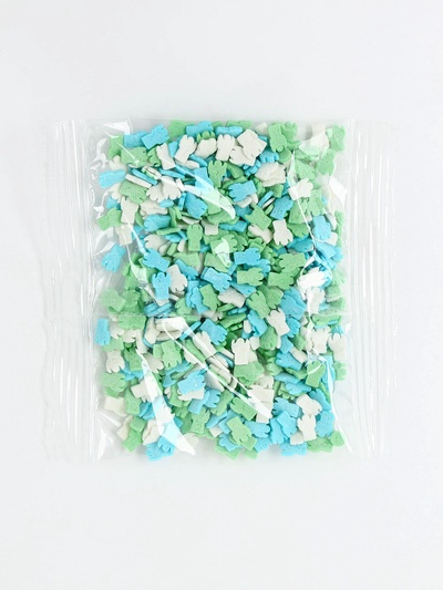 Пасхальный набор с декором «Церкви»: посыпка 50 г., форма для кулича 2 шт., 25 х 5 см.