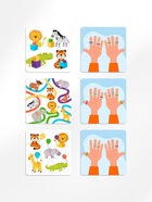 Настольная игра «Тянучки на ручки. Каникулы в Африке», развивающая, 28 карт, 5+ - Фото 3