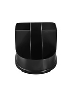 Подставка-органайзер для канцелярии 5 отделений, «Профи», черная - Фото 2