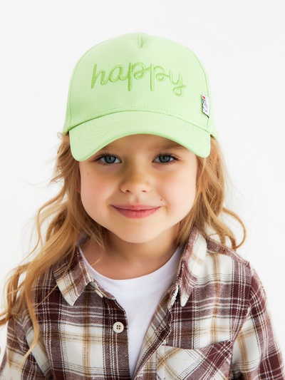 Кепка детская KAFTAN Happy, зелёная, размер 54