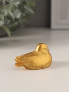 Набор фигурок полистоун «Уточки-мандаринки», 4 шт., золото, 4.8×3×2.8 см - Фото 4