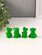 Набор фигурок полистоун «Зелёные лягушата», 4 шт., 3×3.6×4.8 см - Фото 3
