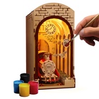 УЦЕНКА Ночник - конструктор своими руками из дерева «Поезд», подставка - разделитель для книг - Фото 2