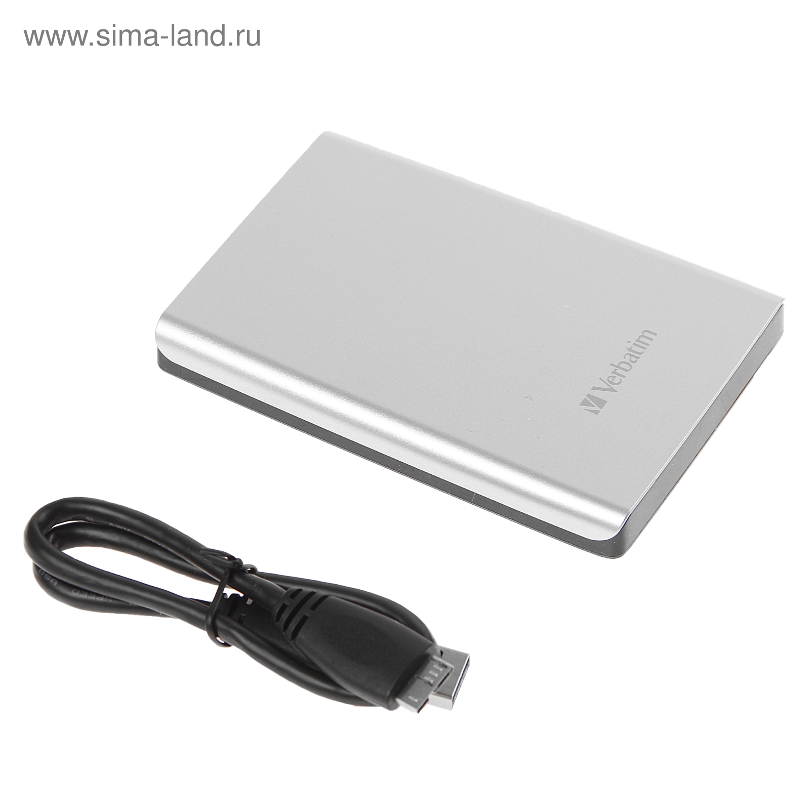 Жесткий диск Verbatim USB 3.0 500Gb 53021 Store n Go 2.5 серебристый ...