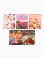 Набор мини-открыток в коробке со скрепками «Цветы», 35 штук, 8 x 10 см - фото 63116296