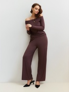 Брюки женские MIST, размер XS, коричневый - фото 808756051 Брюки женские MIST, размер XS, коричневый - фото 808756051