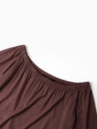 Лонгслив с открытыми плечами женский MIST, размер S, коричневый 10658504