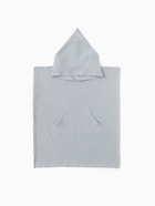 Пончо муслиновое детское LoveLife, 56×70 см, хлопок 100%, серо-голубое - Фото 5