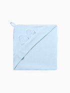 Полотенце - уголок муслиновое «Крошка Я», 75×75 см, хлопок 100%, голубое - Фото 5