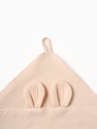 Полотенце - уголок муслиновое «Крошка Я», 75×75 см, хлопок 100%, сливочное - Фото 5